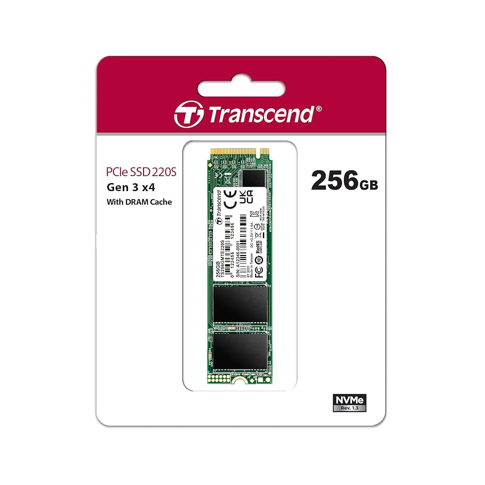 Amazon.com: Transcend TS256GMTE220S 256GB M.2 PCIe Gen3x4